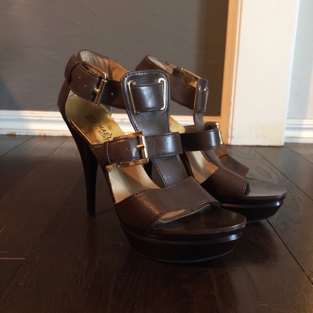 Michael Kors Brown and Black Heels